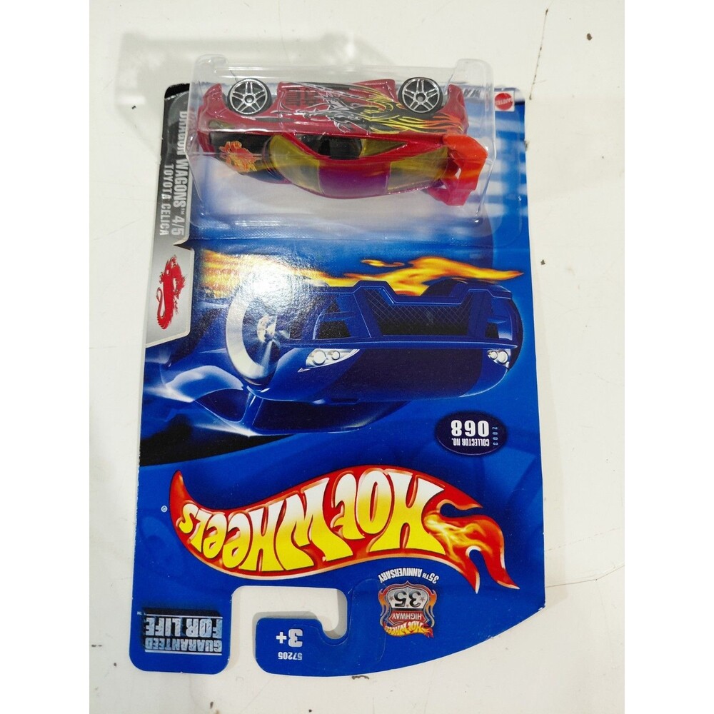 NIP Hot Wheels Dragon Wagons 1:64 Die Cast 2000's Toyota Celica - Picture 3 of 5